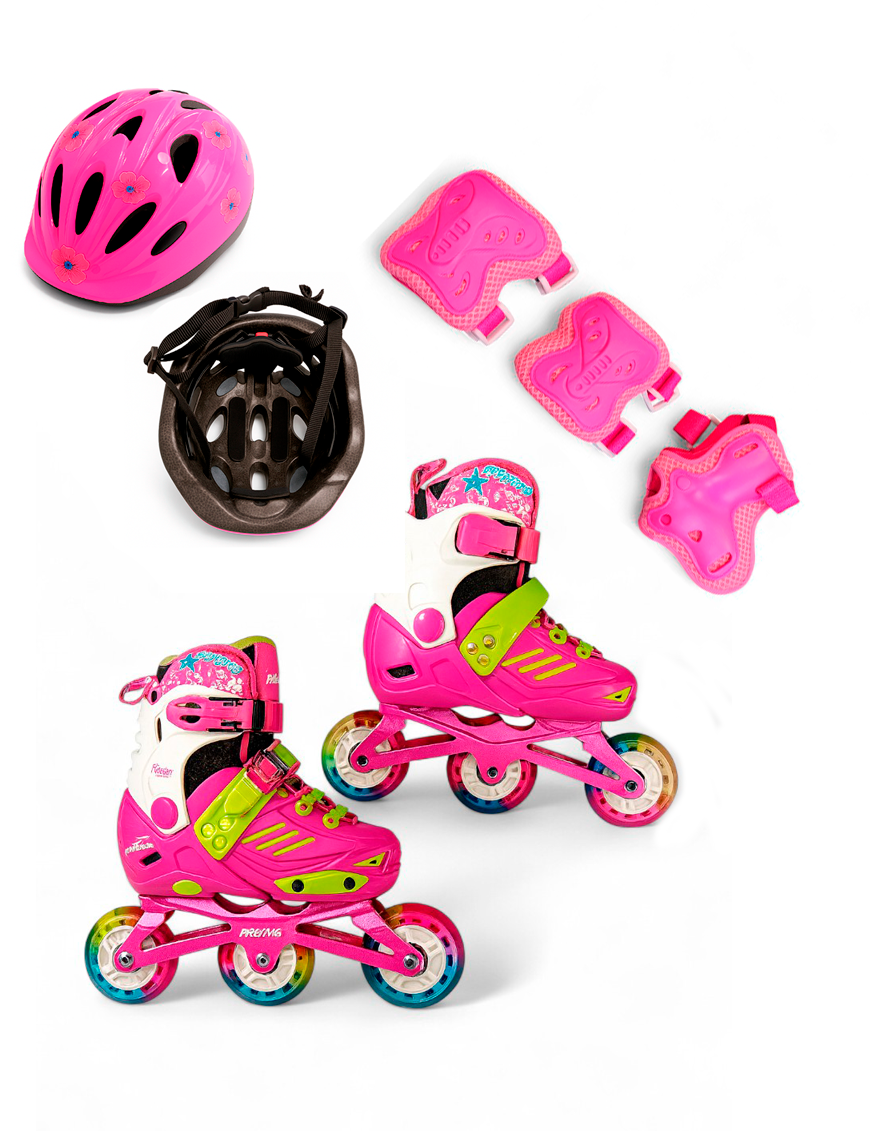 Набор для катания (ролики + защита + шлем) 